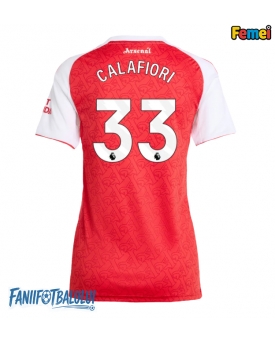 Arsenal Riccardo Calafiori #33 Tricou Fotbal Replică 2025-26 Femei Acasa Arsenal Riccardo Calafiori #33 Tricou Fotbal Replică 2025-26 Femei Acasa